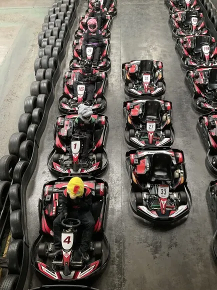 Students Hit the Track for Karting Fun